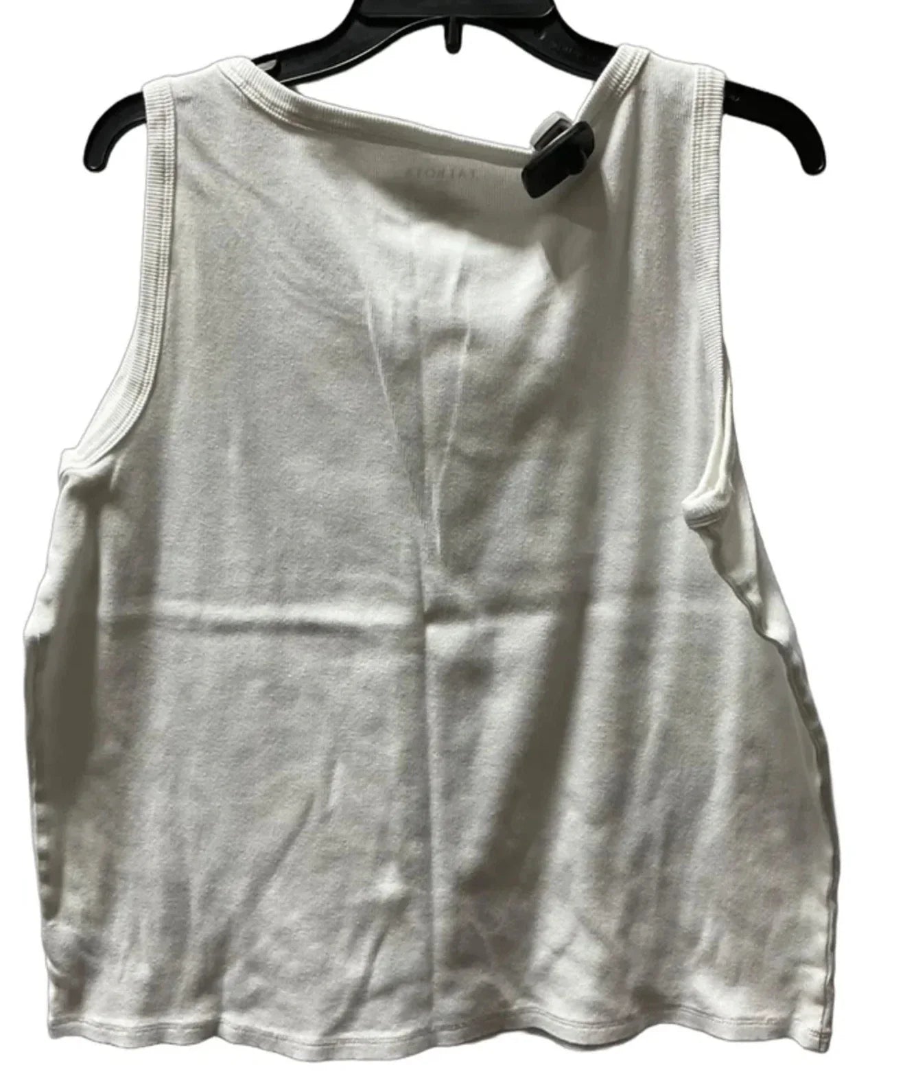 Tank Top By Talbots In White, Size: 2x