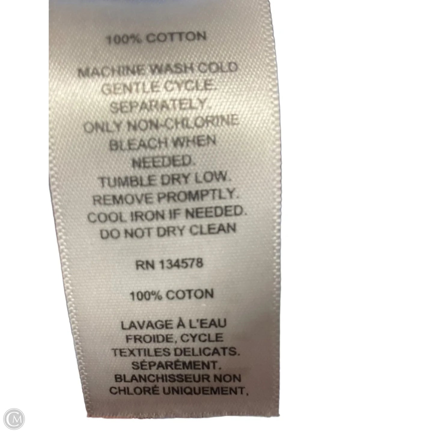 Top Short Sleeve Basic By Vineyard Vines In Blue, Size: 2x