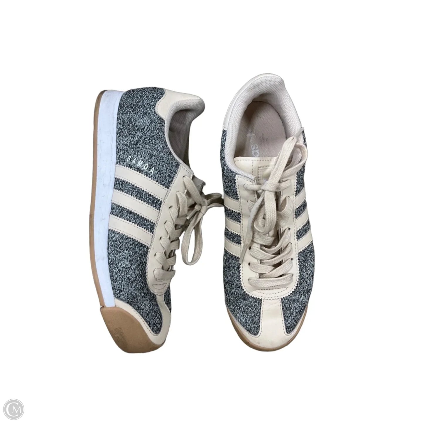 Shoes Athletic By Adidas In Cream & Grey, Size: 9