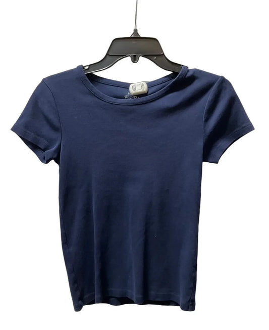 Top Short Sleeve Basic By J. Crew In Navy, Size: S