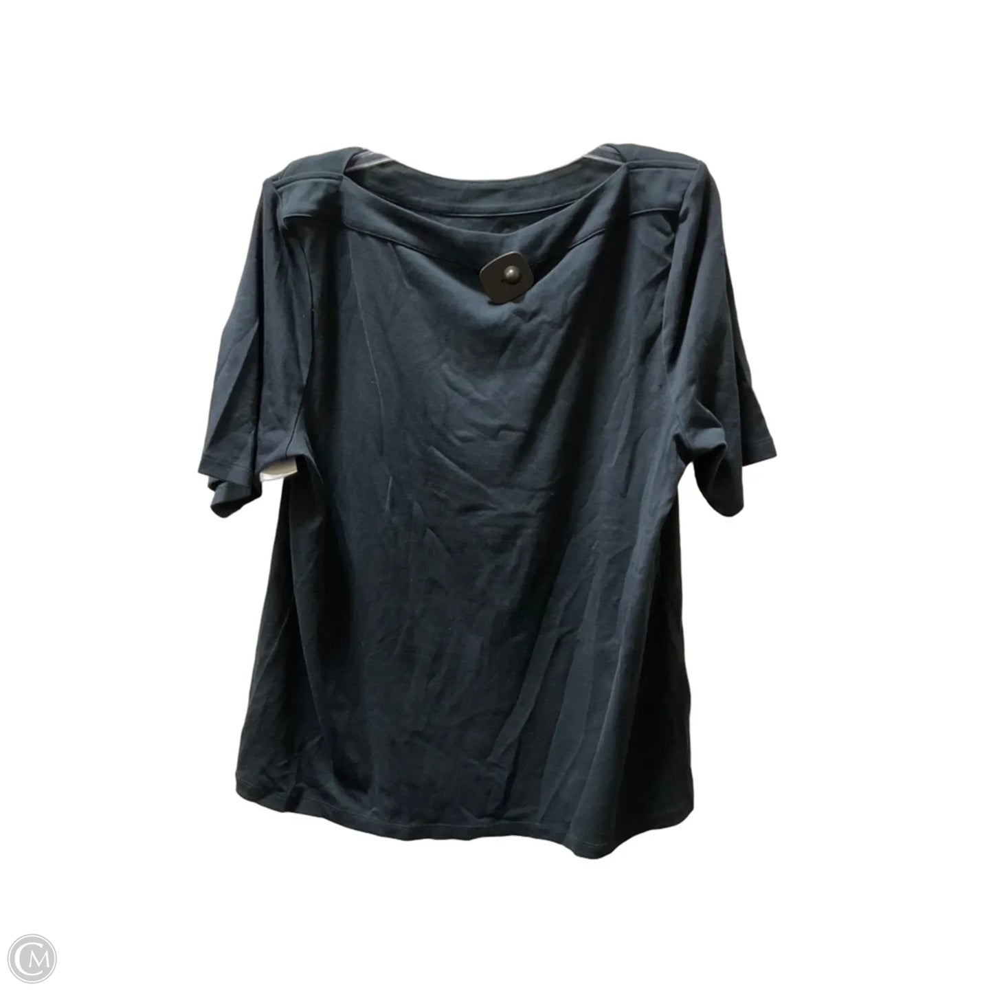 Top Short Sleeve Basic By J. Jill In Navy, Size: Xl