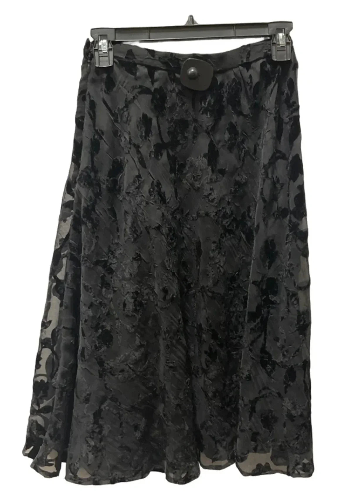 Skirt Midi By Talbots In Black, Size: 2