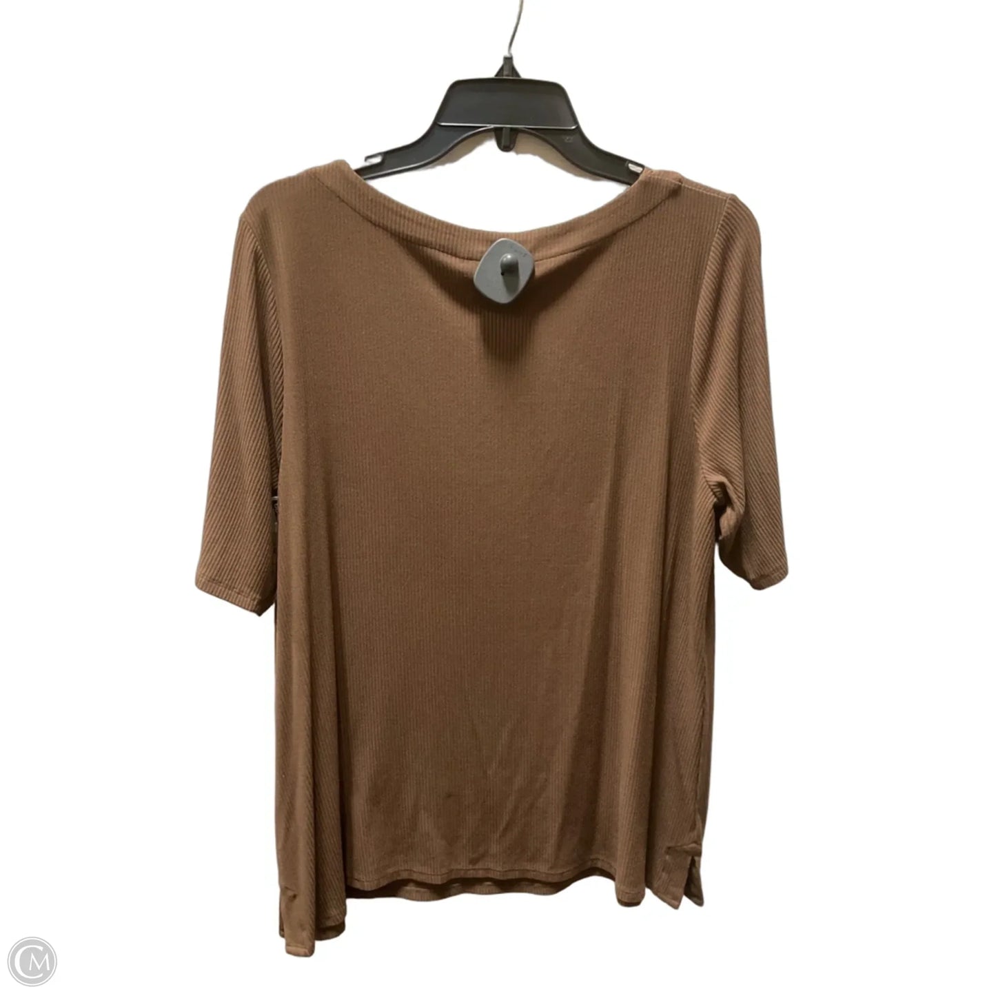 Top Short Sleeve By J. Jill In Brown, Size: M