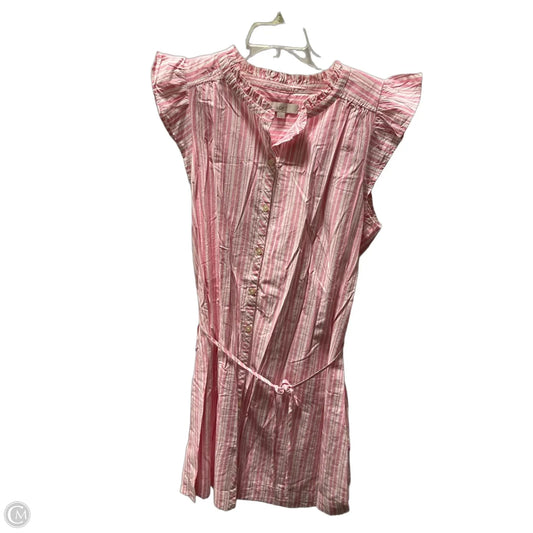 Dress Casual Midi By Loft In Pink, Size: Xl