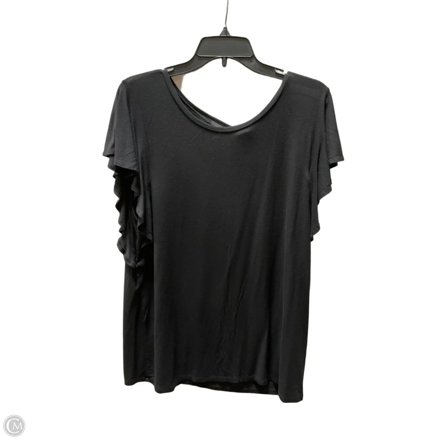 Top Sleeveless By Halogen In Black, Size: Xl