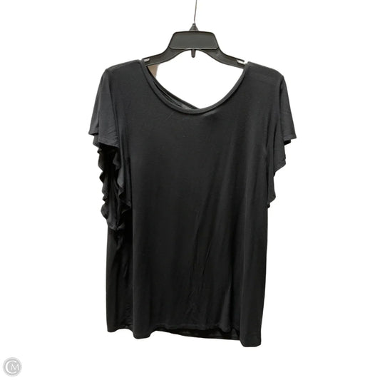 Top Sleeveless By Halogen In Black, Size: Xl