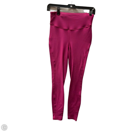 Athletic Leggings By Lululemon In Pink, Size: 6