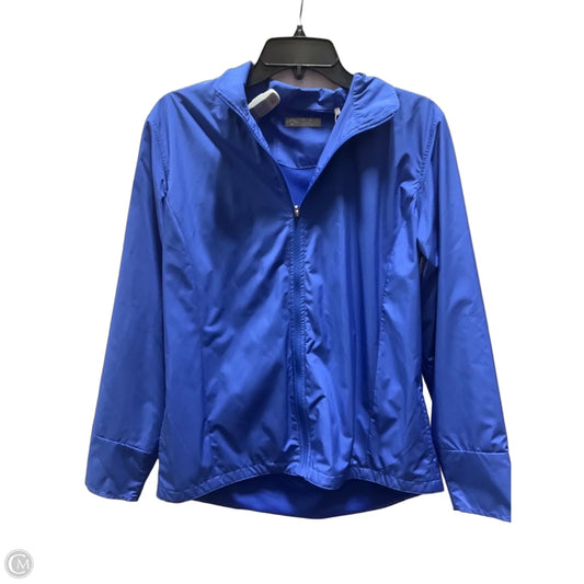 Athletic Jacket By Callaway In Blue, Size: M