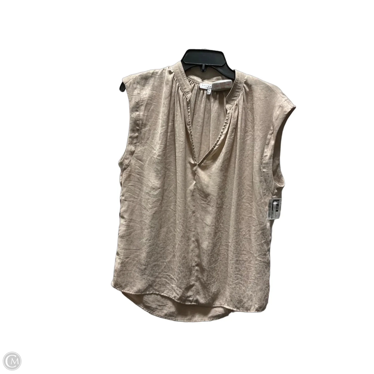 Top Sleeveless By Current Air In Beige, Size: S