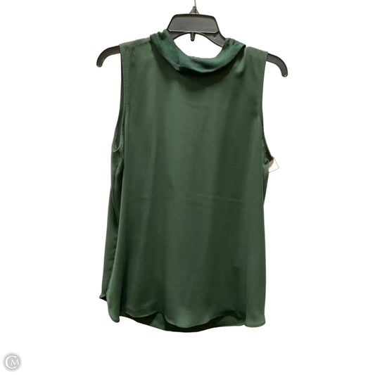 Top Sleeveless By Simply Vera In Green, Size: M