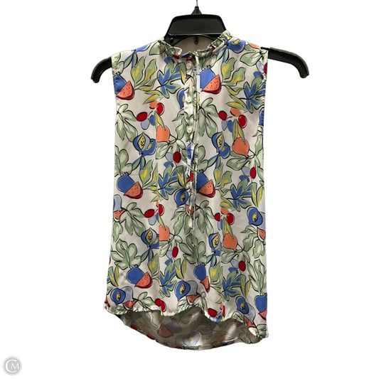 Top Sleeveless By Loft In Multi-colored, Size: S