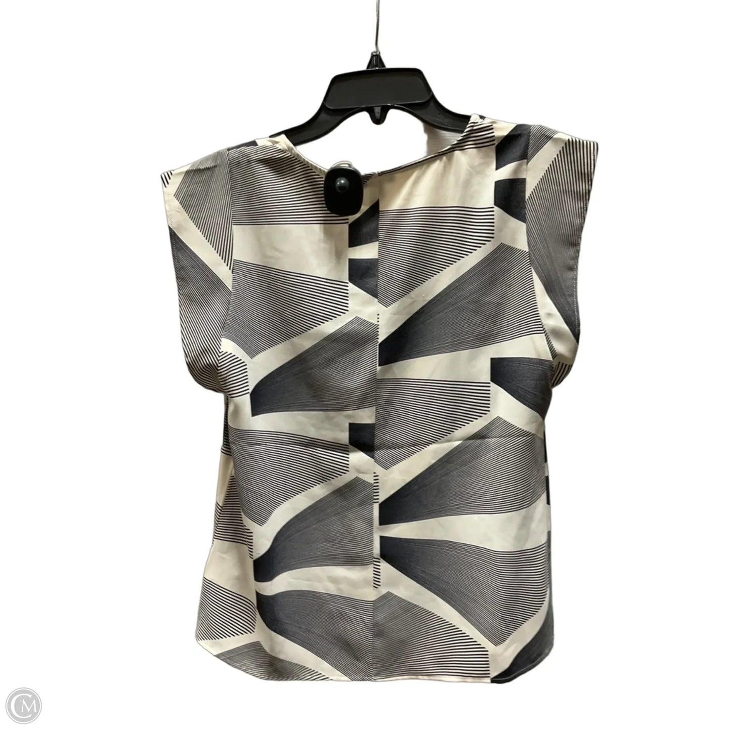 Top Sleeveless By Express In Black & Cream, Size: Xs