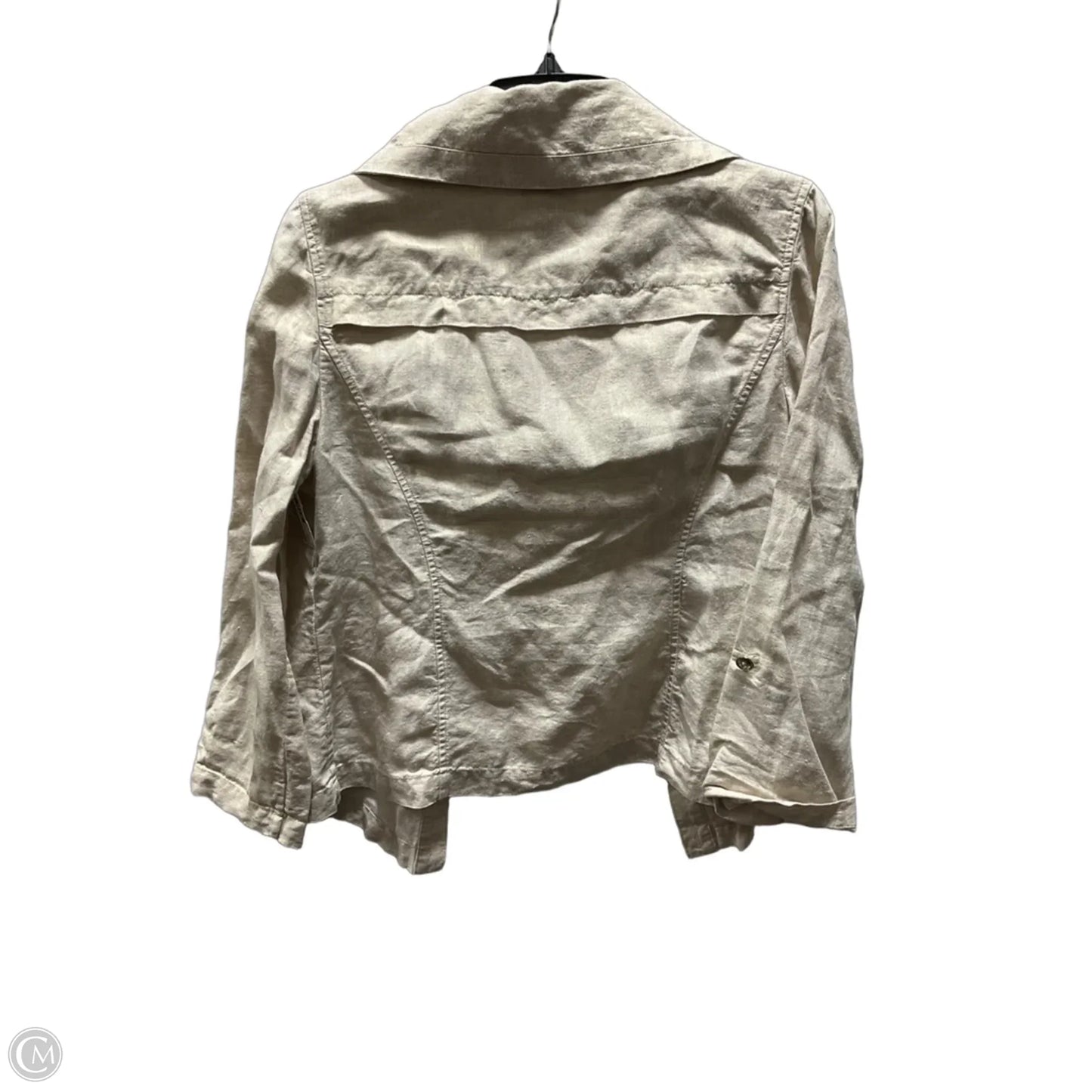 Top Long Sleeve By Chicos In Gold, Size: S