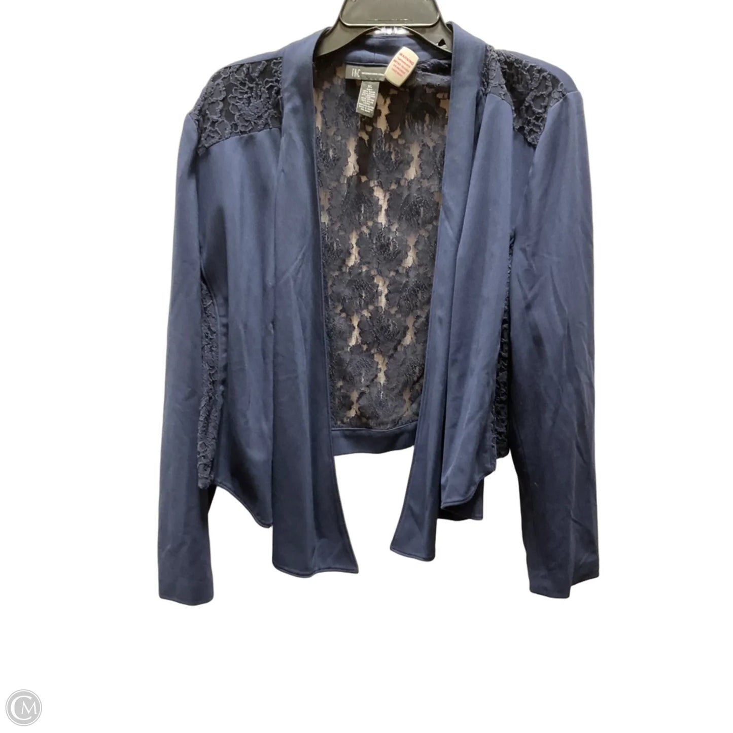 Cardigan By Inc In Blue, Size: Xl