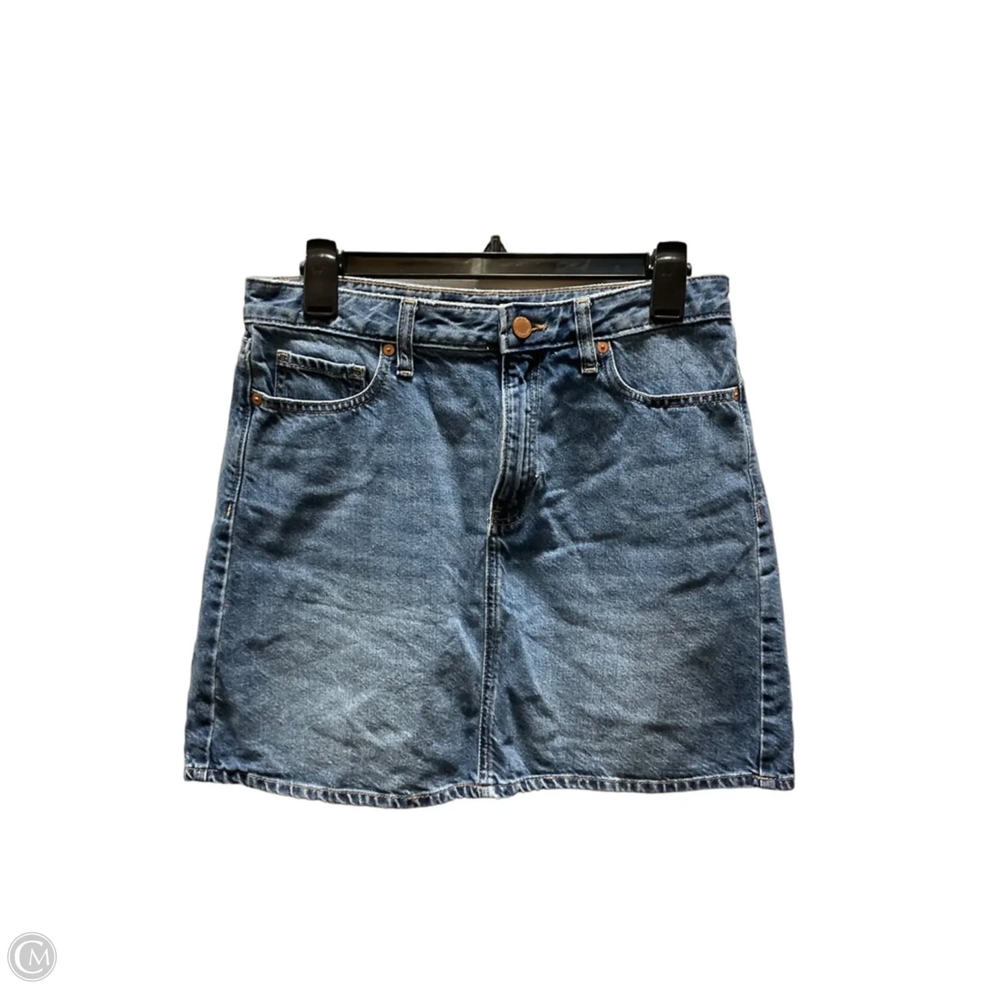 Skirt Mini & Short By Banana Republic In Blue Denim, Size: 6