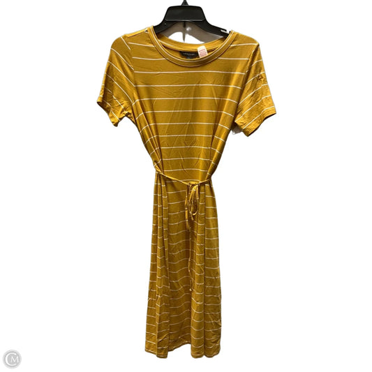 Dress Casual Midi By Banana Republic In Yellow, Size: M