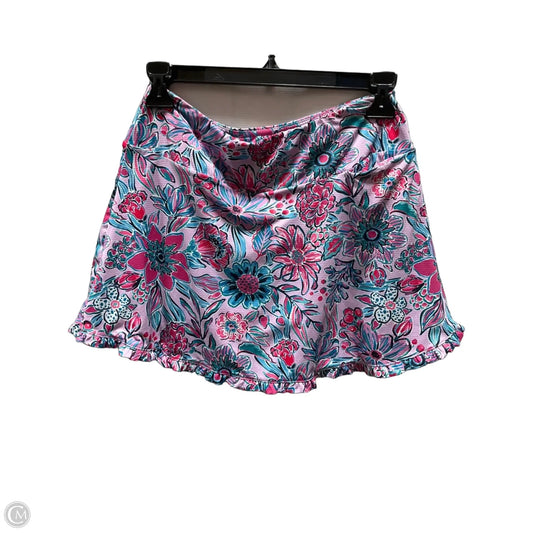 Athletic Skort By Gottex In Floral Print, Size: M