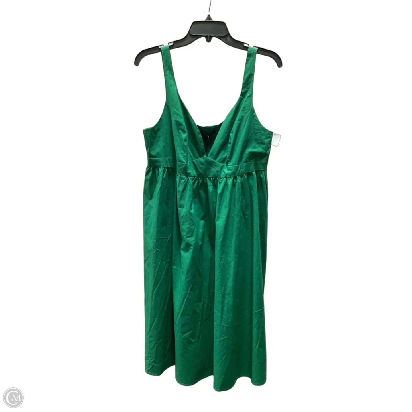Dress Casual Midi By Banana Republic In Green, Size: L