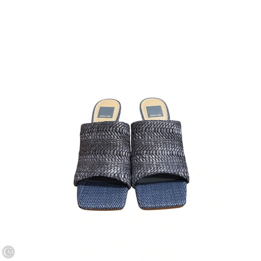 Sandals Heels Block By Dolce Vita In Blue, Size: 6