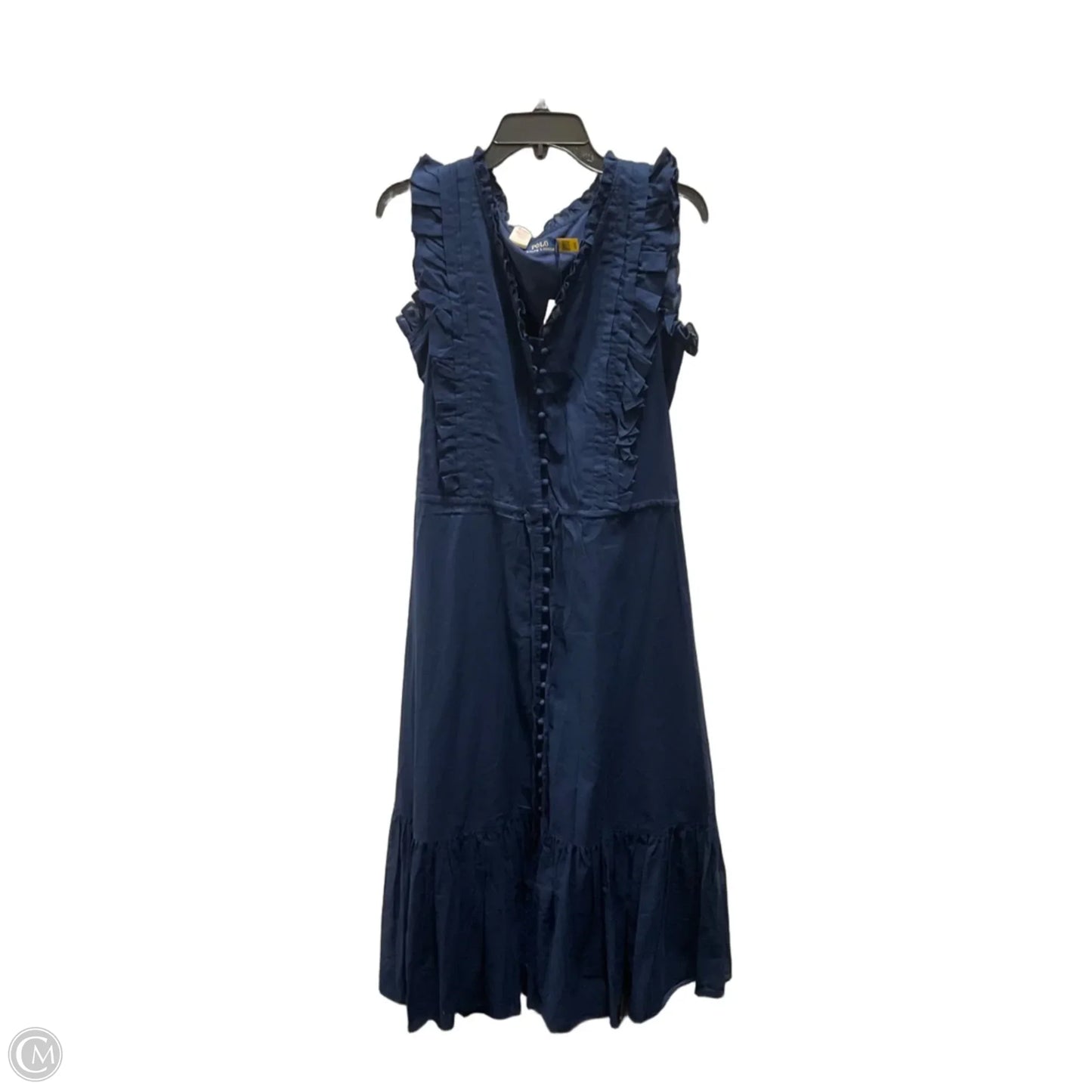 Dress Casual Midi By Polo Ralph Lauren In Blue, Size: 6