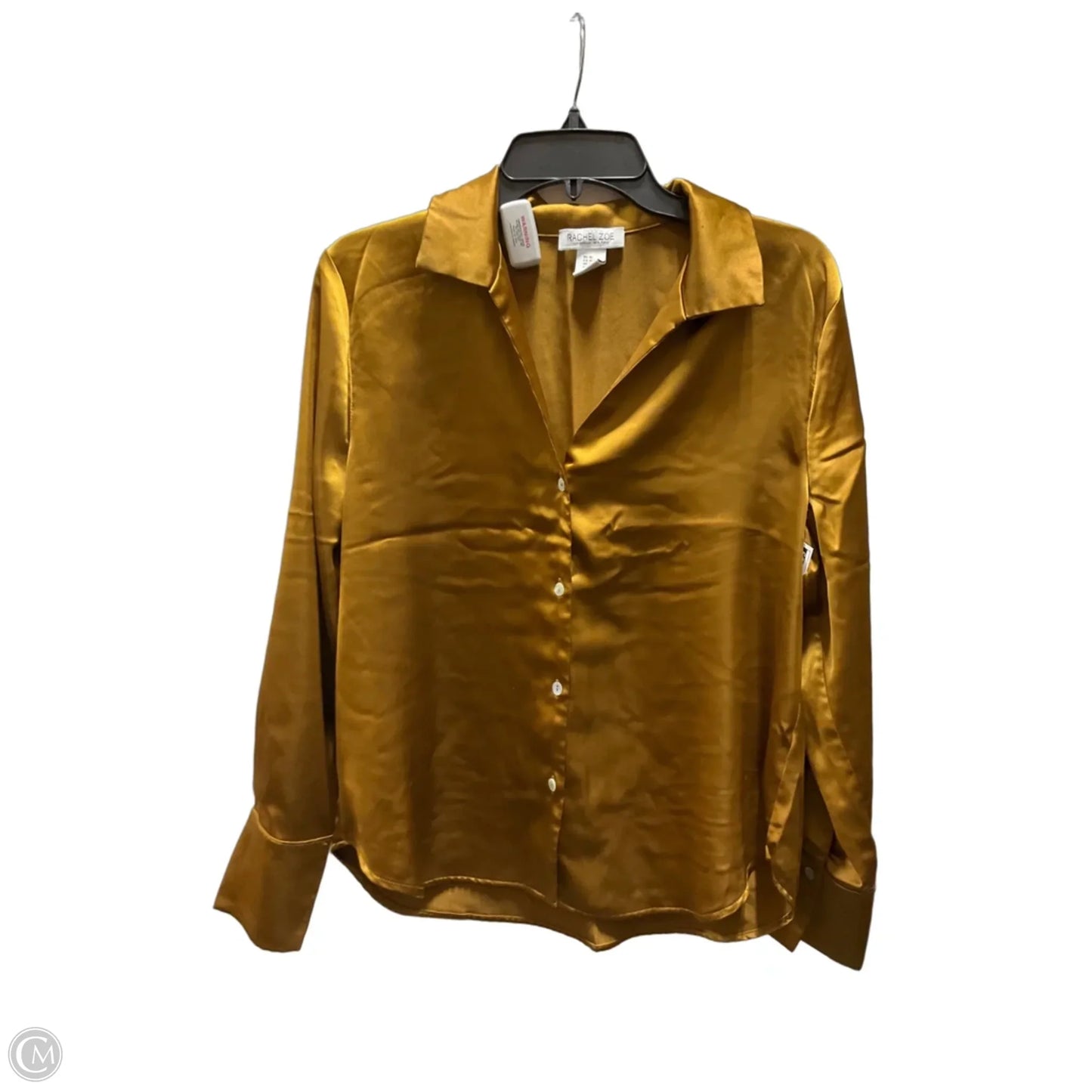 Blouse Long Sleeve By Rachel Zoe In Yellow, Size: Xl