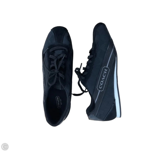 Shoes Designer By Coach In Black, Size: 10