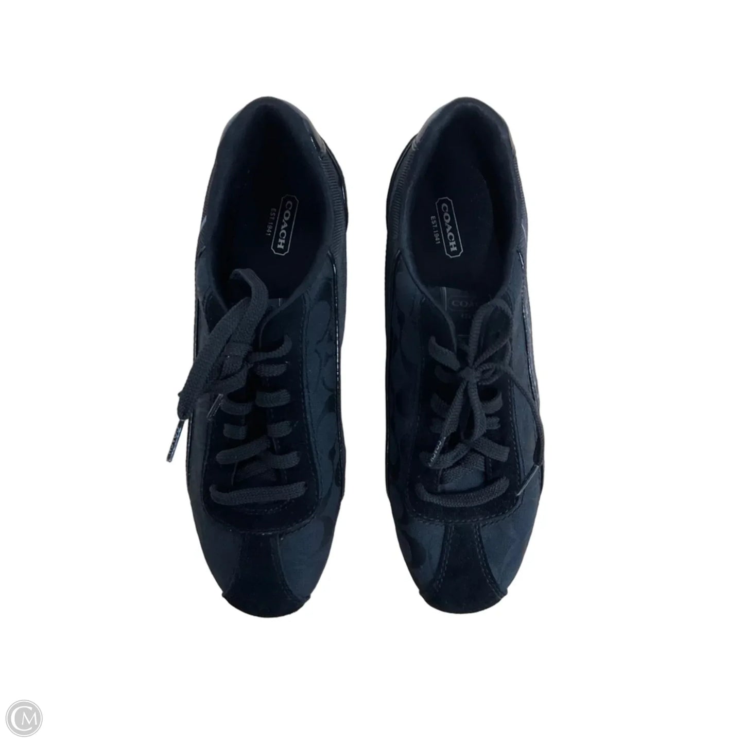Shoes Designer By Coach In Black, Size: 10