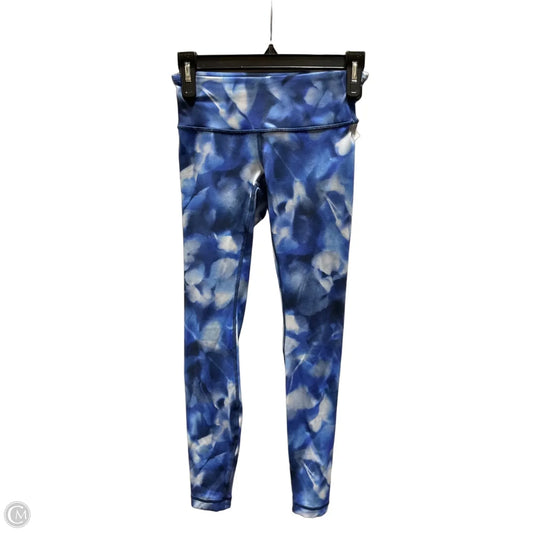 Athletic Leggings By Lululemon In Blue, Size: 2