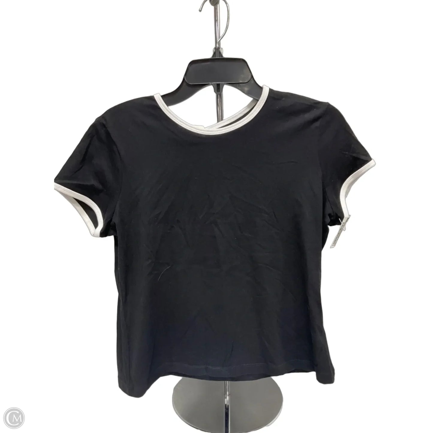 Top Short Sleeve Basic By C And C In Black, Size: Sp