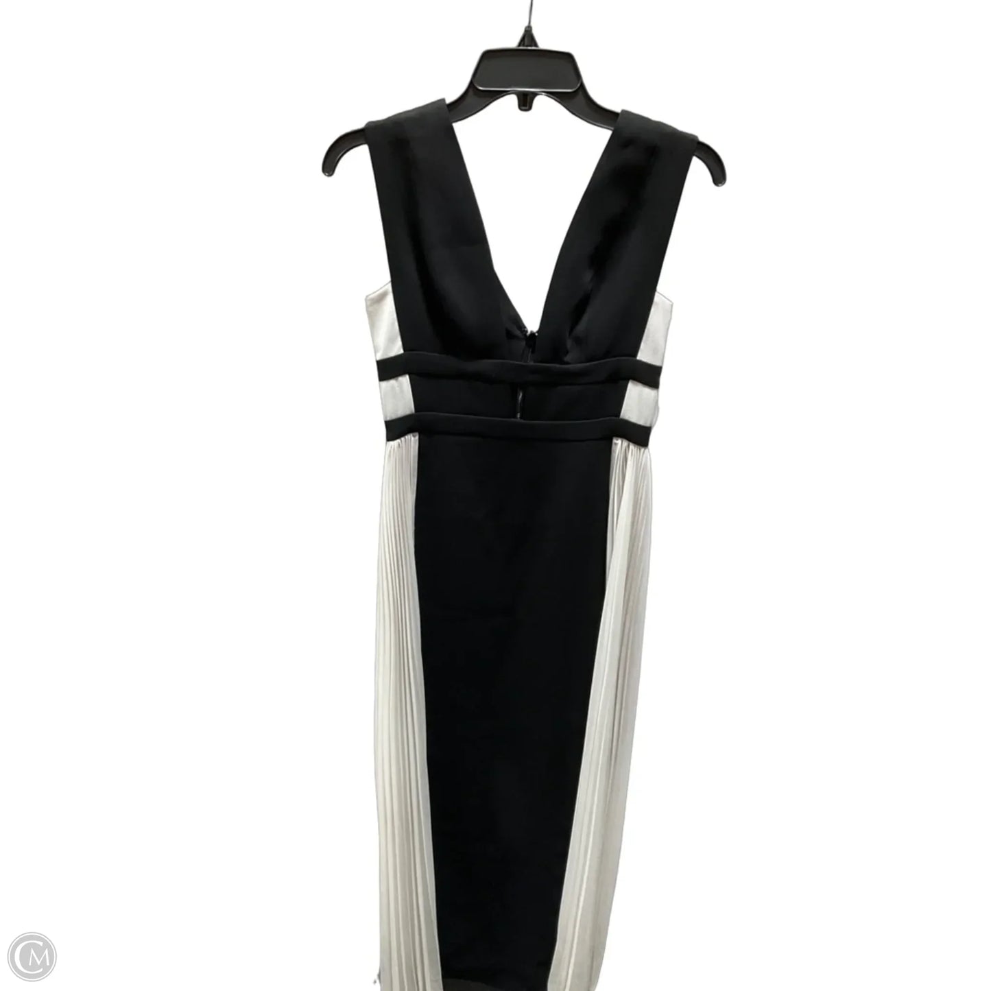 Dress Party Long By Bcbgmaxazria In Black & White, Size: 0