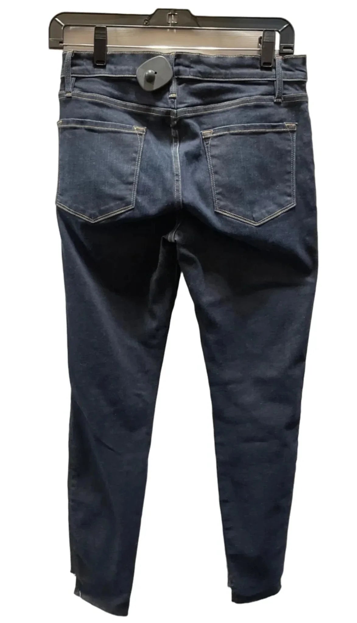 Jeans Skinny By Frame In Blue Denim, Size: 6