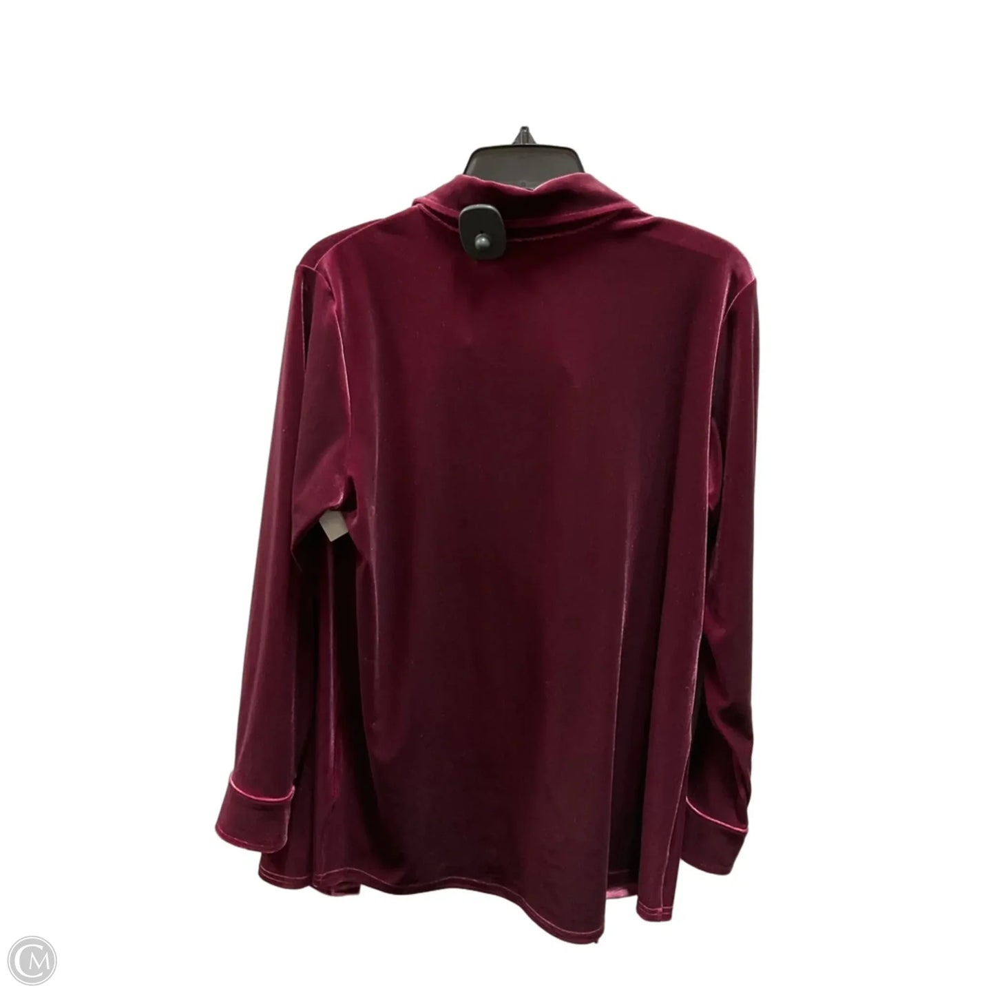 Blouse Long Sleeve By Soft Surroundings In Pink, Size: M