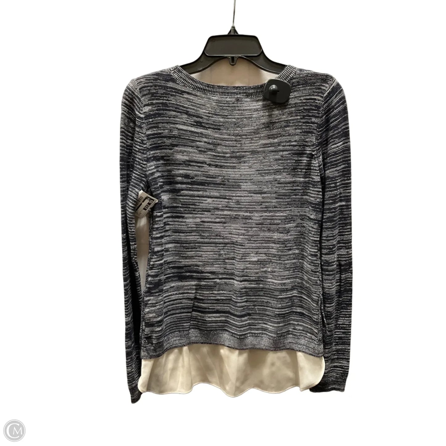 Top Long Sleeve By Loft In Grey, Size: M