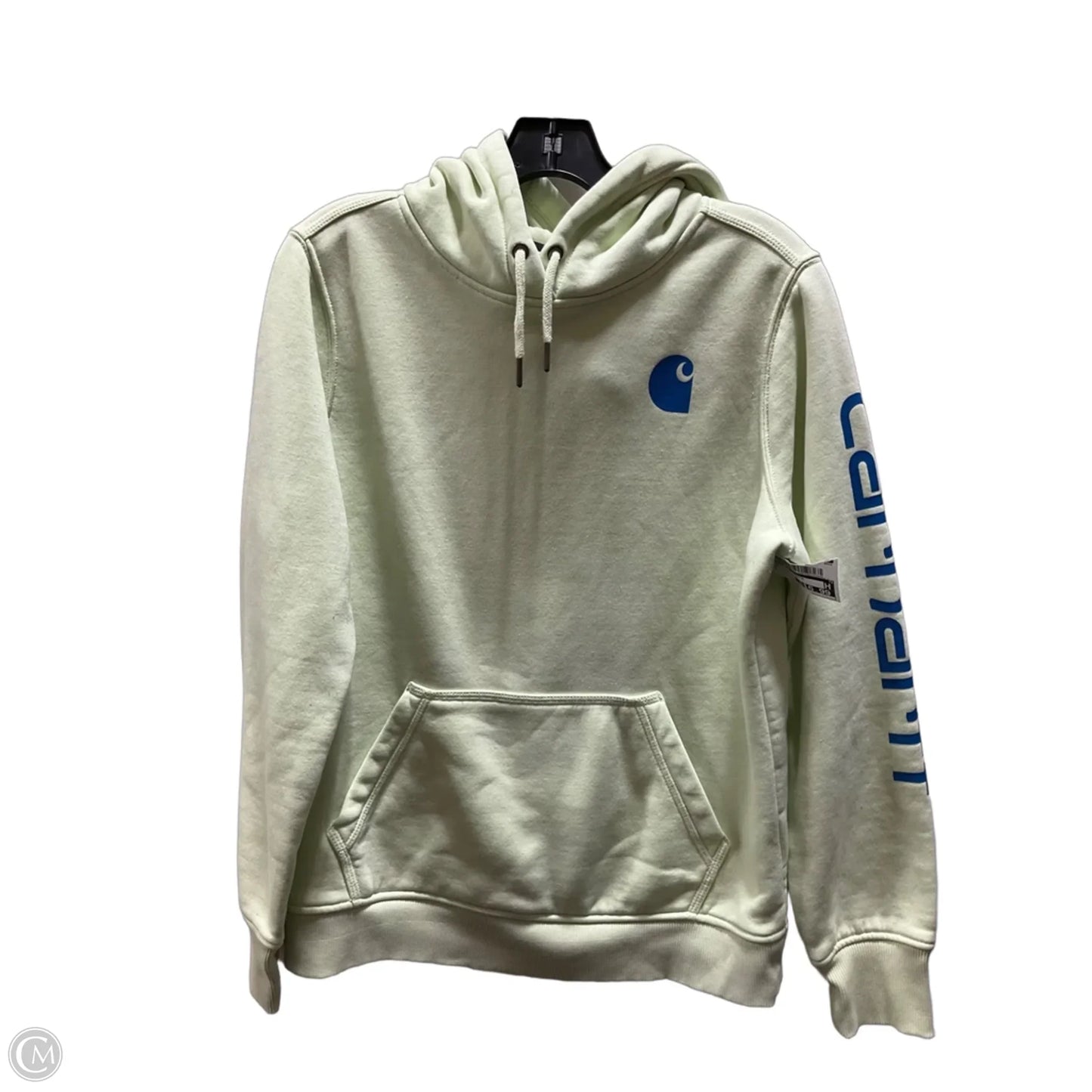 Sweatshirt Hoodie By Carhartt In Green, Size: M
