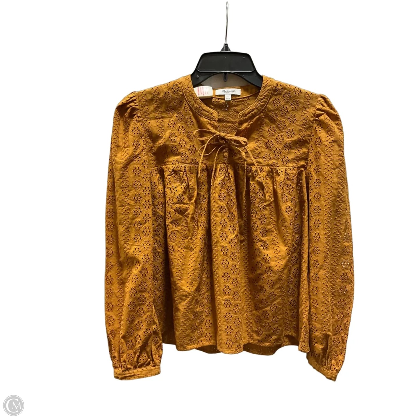 Top Long Sleeve By Madewell In Tan, Size: S