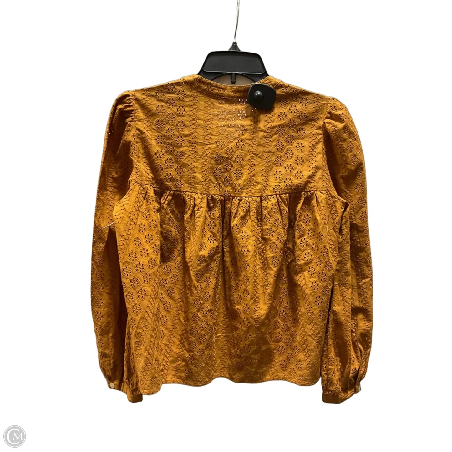 Top Long Sleeve By Madewell In Tan, Size: S
