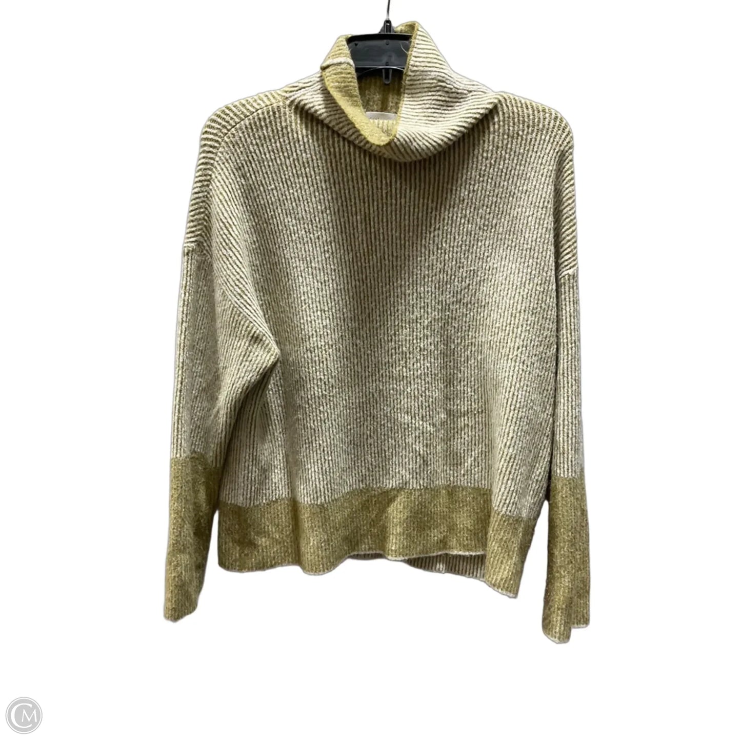 Sweater By Calvin Klein In Yellow, Size: L