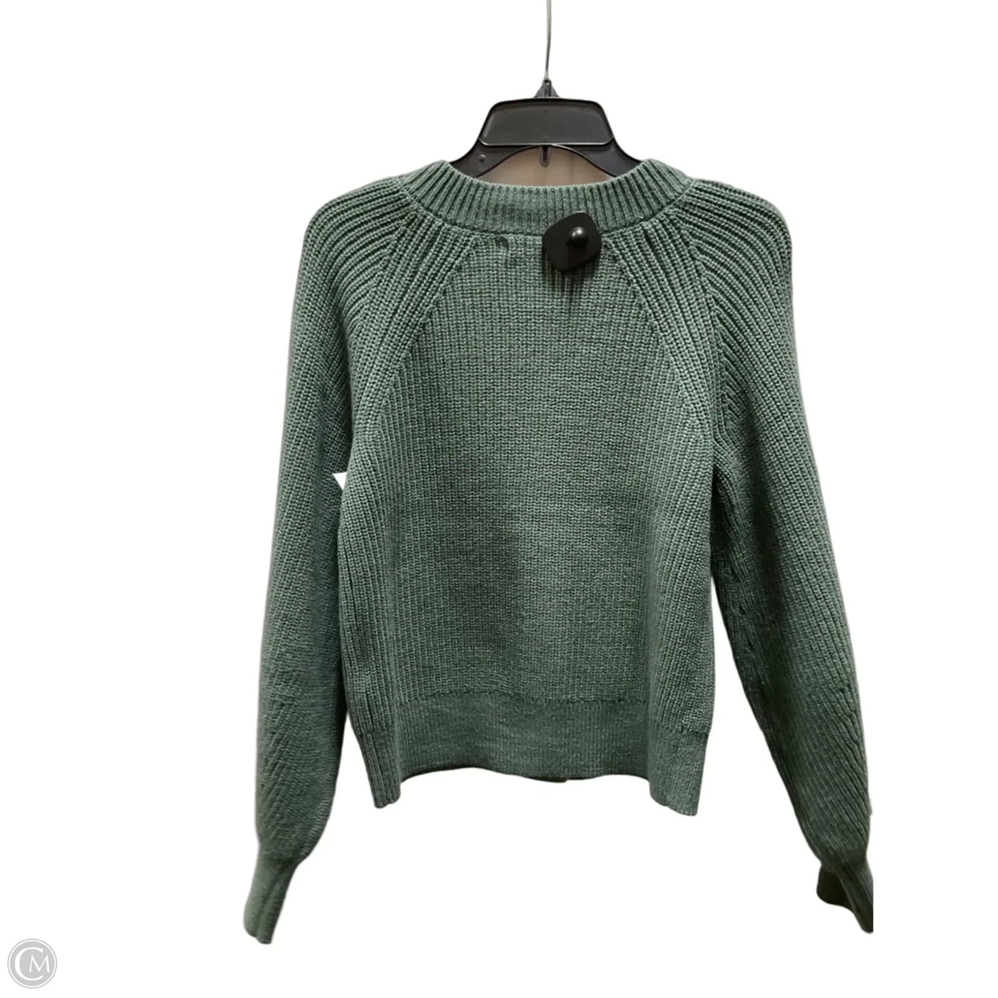 Sweater Cardigan By Banana Republic In Green, Size: M