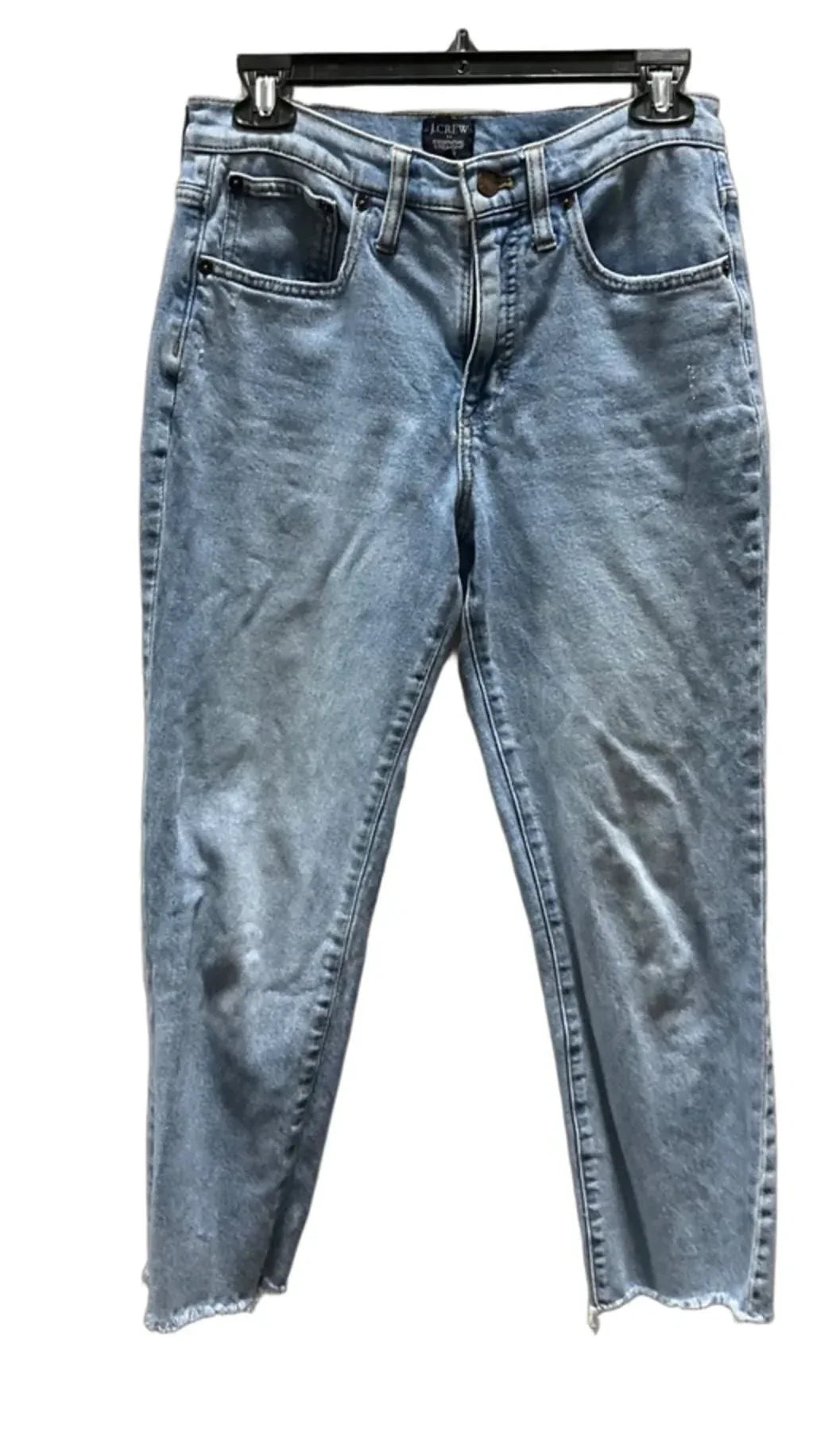 Jeans Straight By J. Crew In Blue Denim, Size: 4