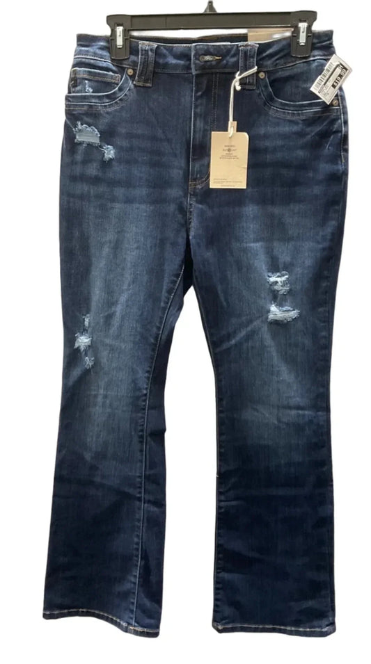 Jeans Boot Cut By Kancan In Blue Denim, Size: 6