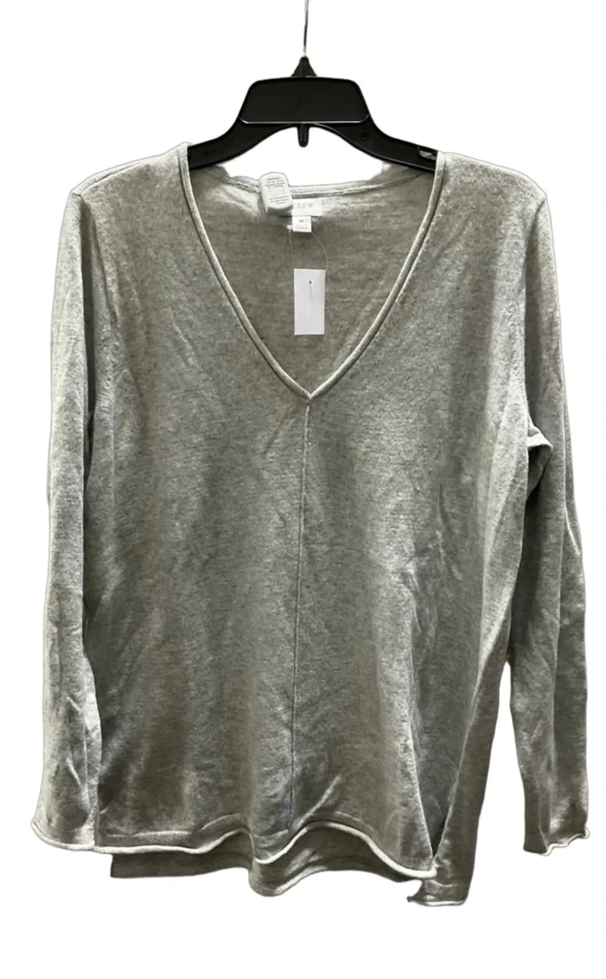 Top Long Sleeve By J. Crew In Grey, Size: Medium