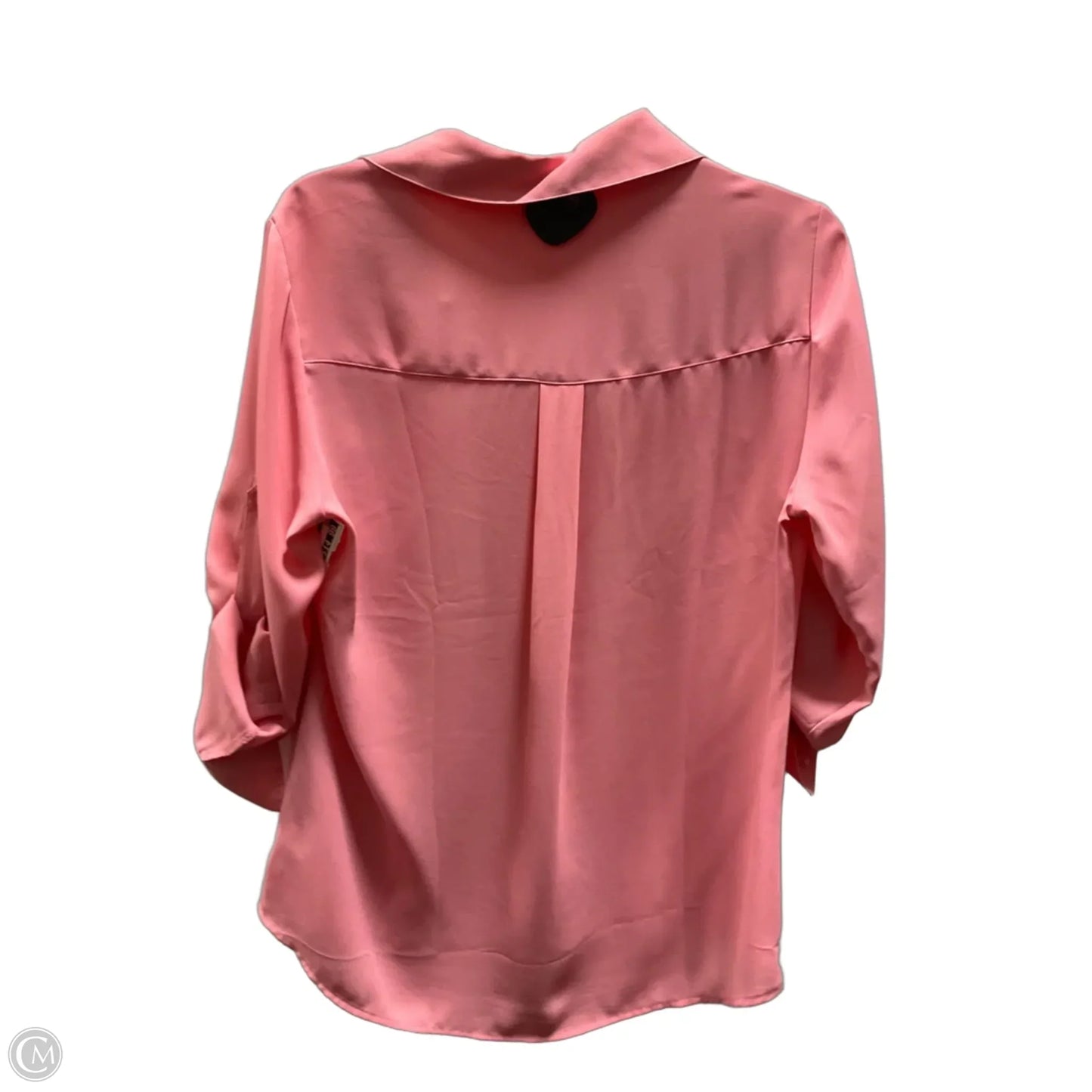 Blouse 3/4 Sleeve By Express In Pink, Size: M