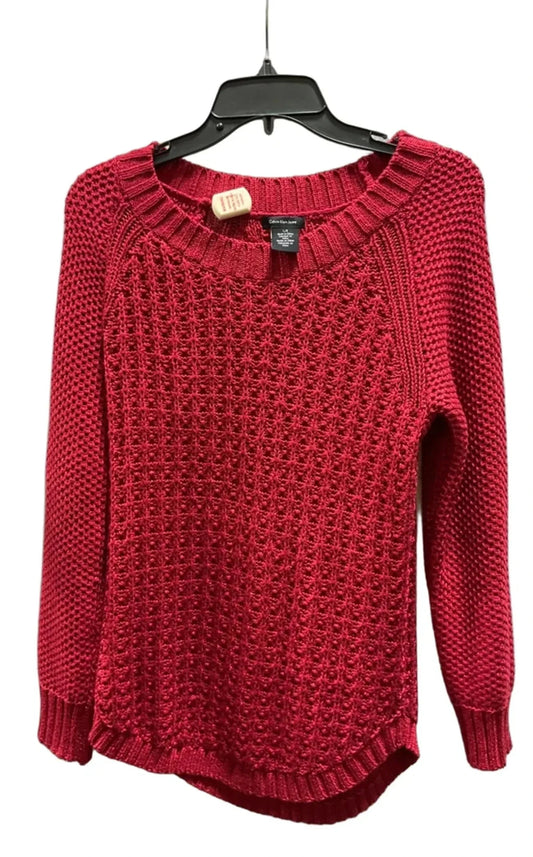Tank Top By Calvin Klein In Red, Size: L