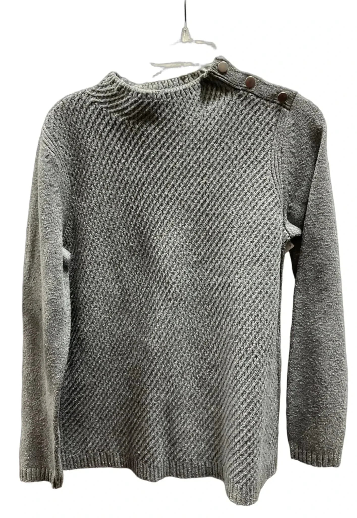 Sweater By Talbots In Grey, Size: M