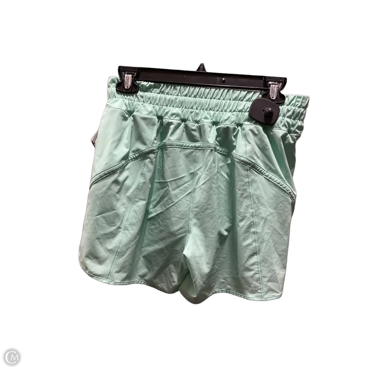 Athletic Shorts By Lululemon In Green, Size: M