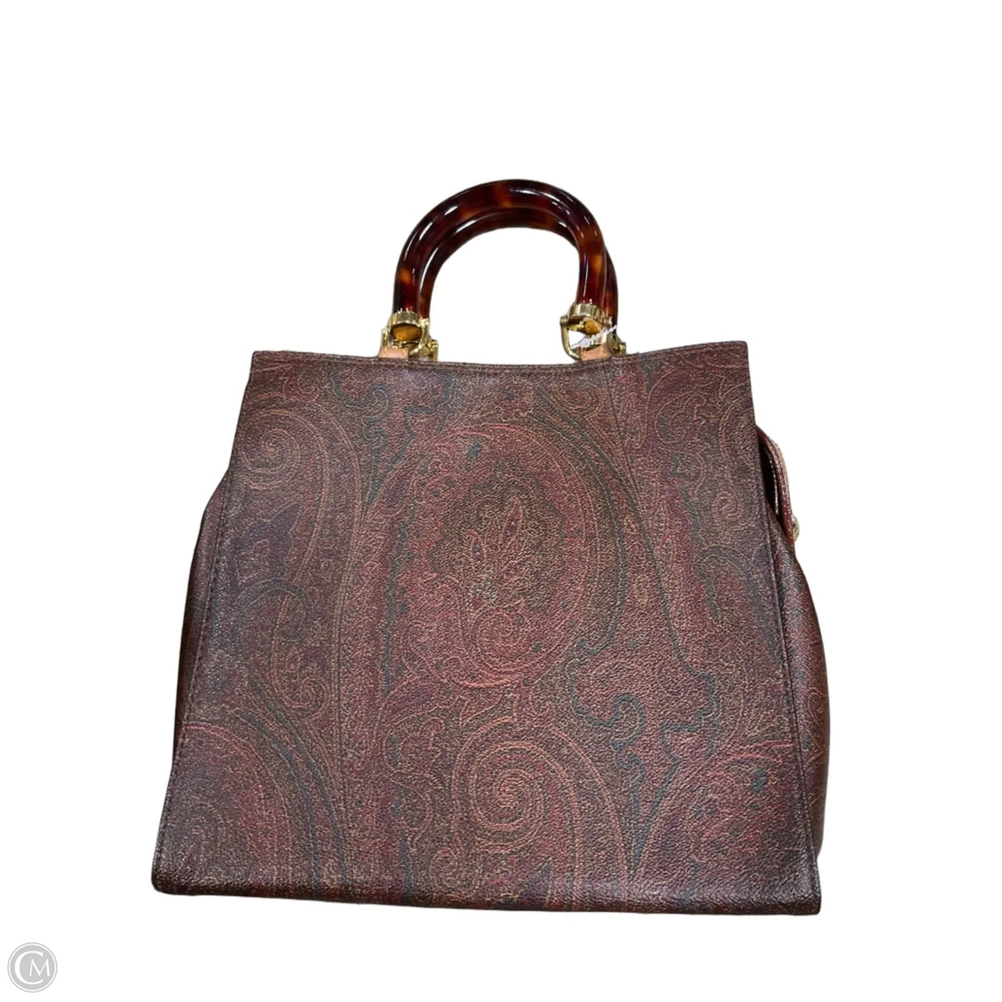 Handbag Leather By Etro, Size: Medium