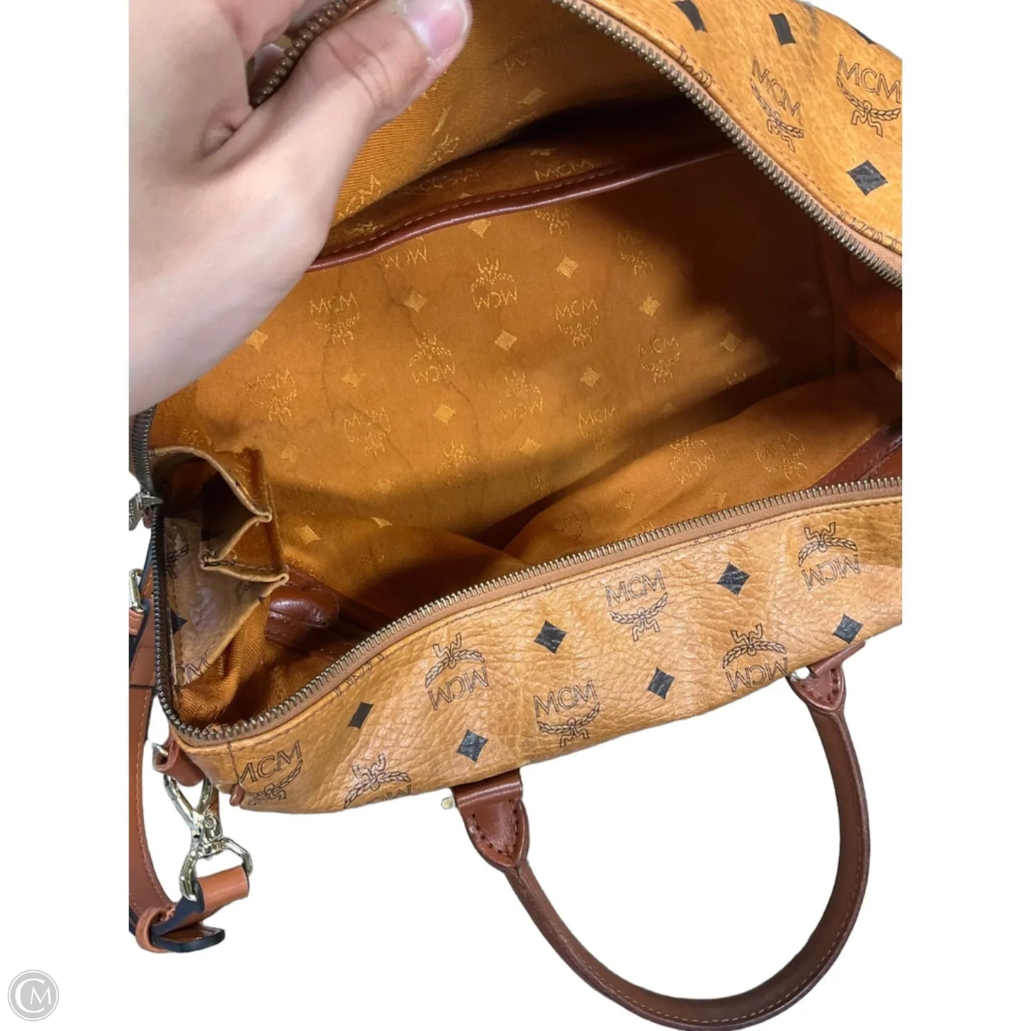 Handbag Luxury Designer By Mcm, Size: Medium