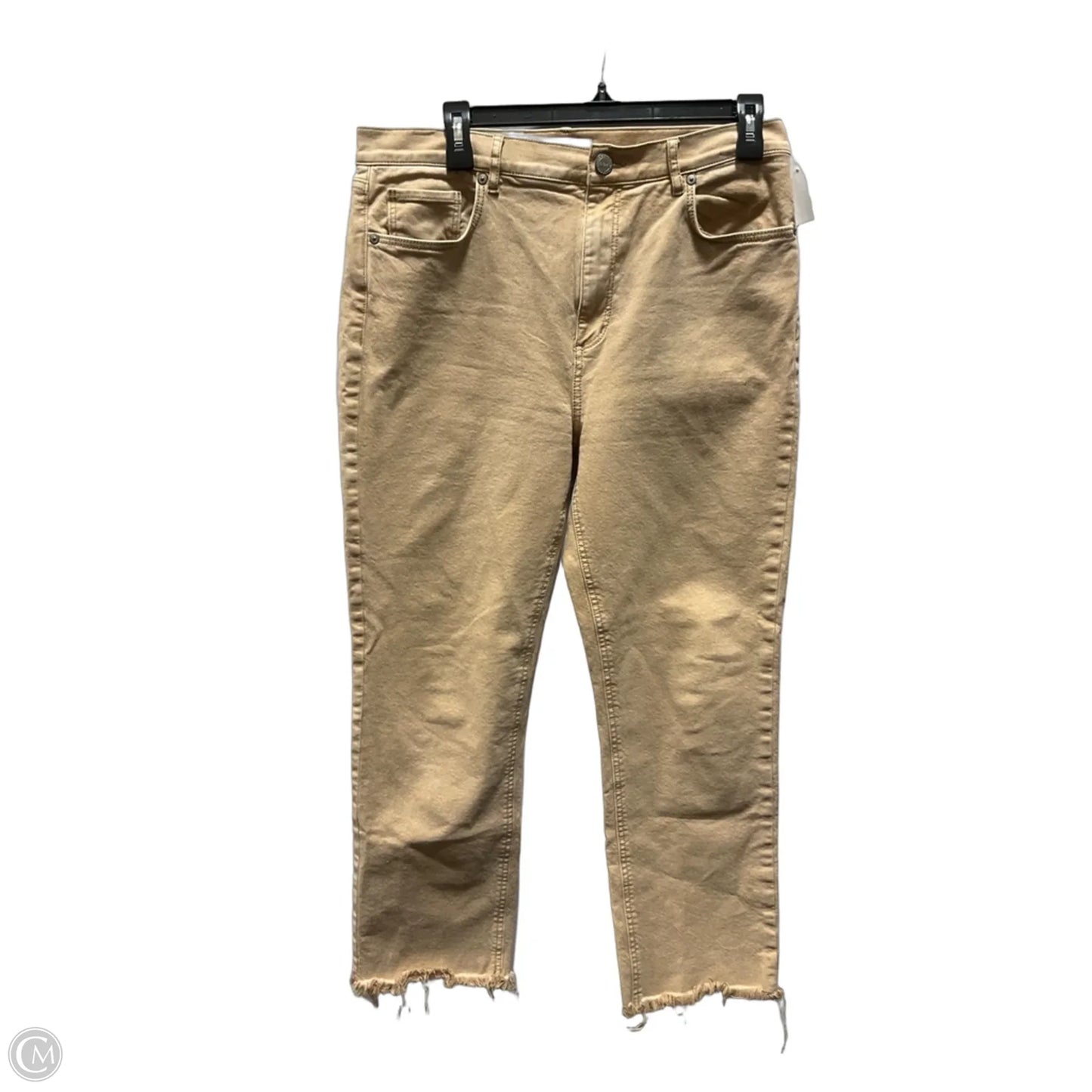 Jeans Skinny By Loft In Beige, Size: 10