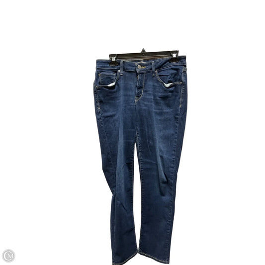 Jeans Skinny By Levis In Blue Denim, Size: 10