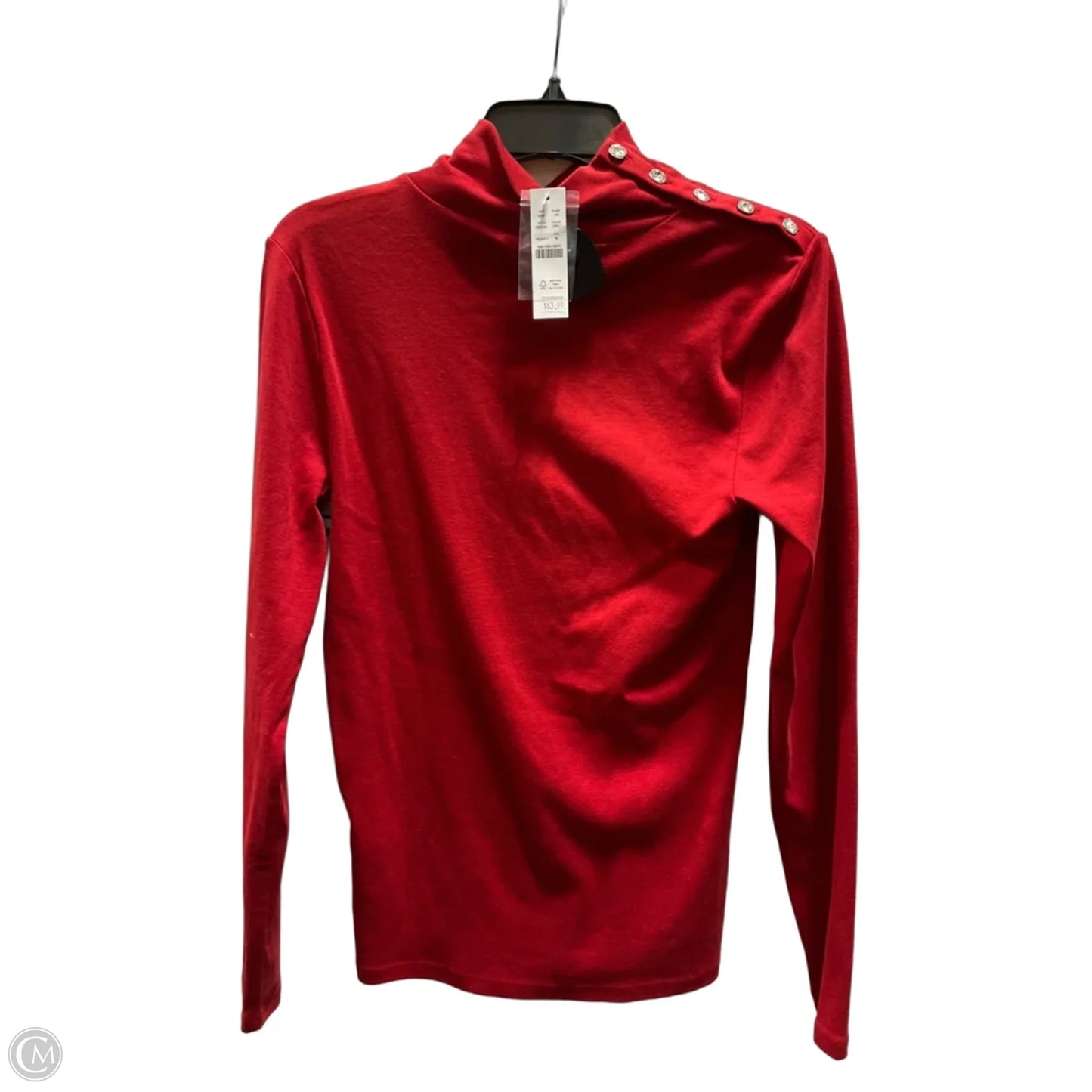 Top Long Sleeve By J. Crew In Red, Size: M